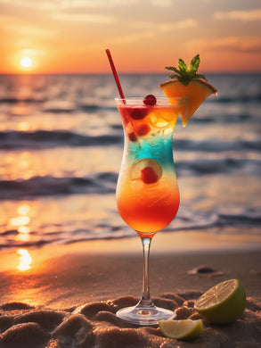 Cocktail bij Zonsondergang