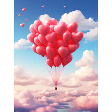 Foto laden in Gallery viewer, Roze ballonnen-harten