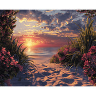 Diamond Painting - Mooie zonsondergang
