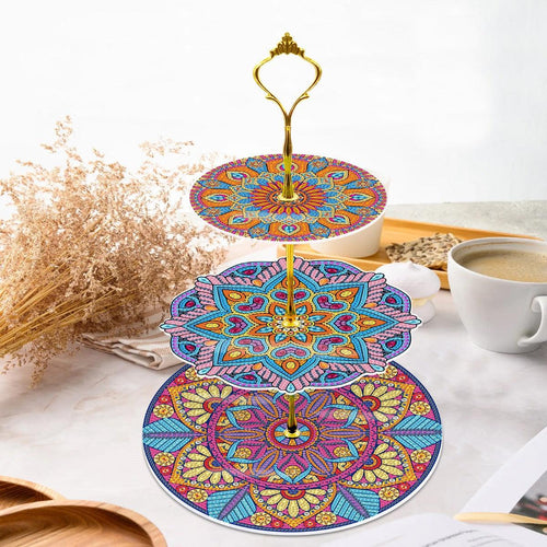 3-laags Cupcake houder Diamond Painting Kit