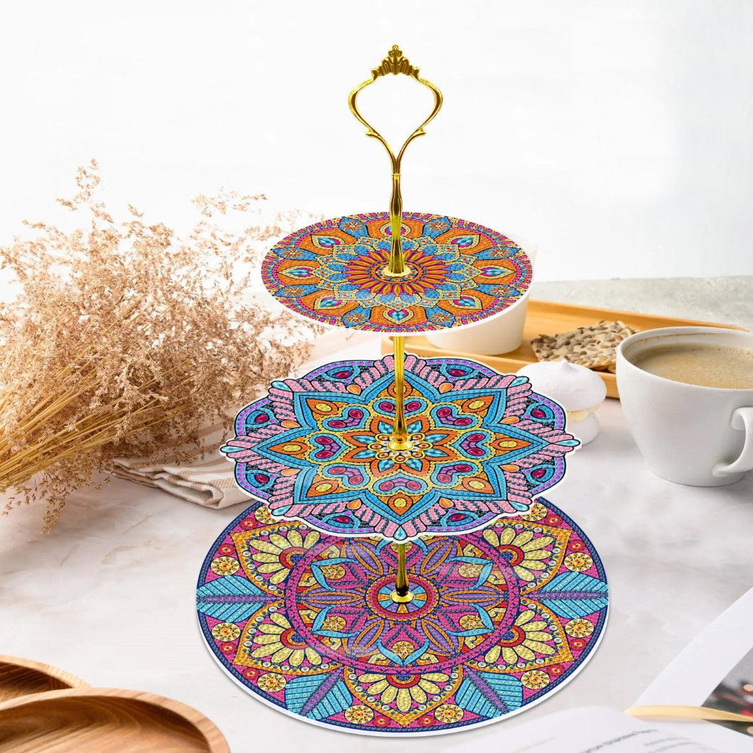 3 laags Cupcake houder Diamond Painting Kit