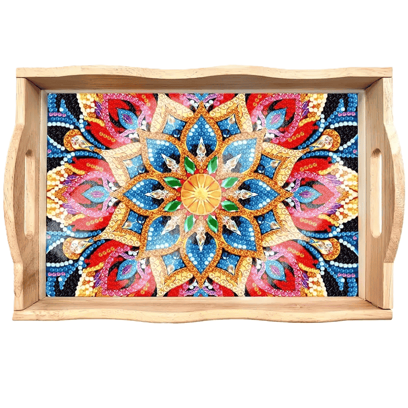 Diamond Painting Dienblad   Mandala