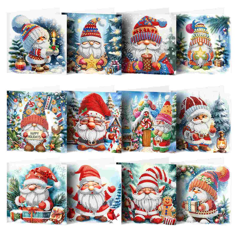 Kerstkaarten   Kerstkabouters | 12 Stuks