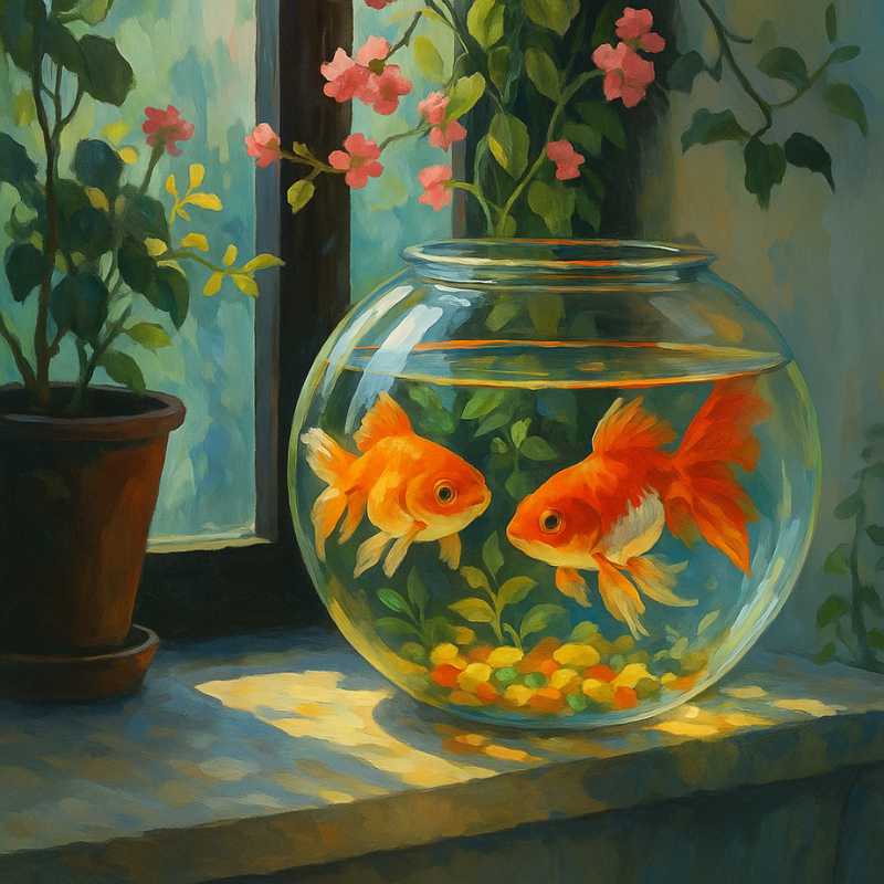 Vissenkom Diamond Painting