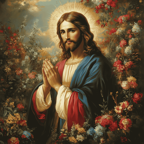 Biddende Jezus