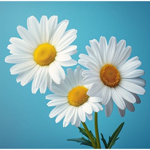 Drie madeliefjes