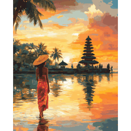 Bali Zonsondergang - Diamond Painting
