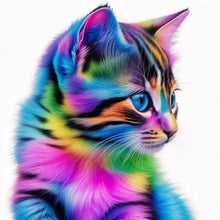 Foto laden in Gallery viewer, Gekleurde kat