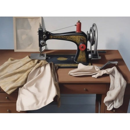 Ouderwetse naaimachine