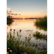 Diamond Painting - Zonsondergang meer