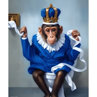 Aap op toilet | 6 soorten
