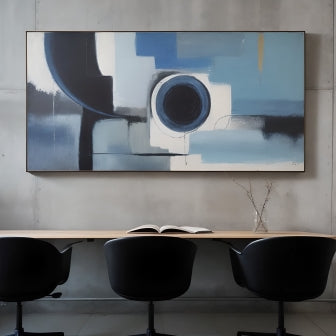 Abstract schilderij 2 va. 50x100cm