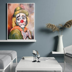 Clown v.a. 50x70cm