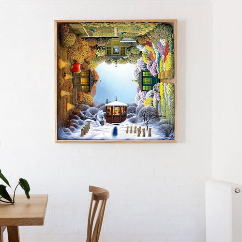 Seizoenen op en neer v.a. 50x50cm