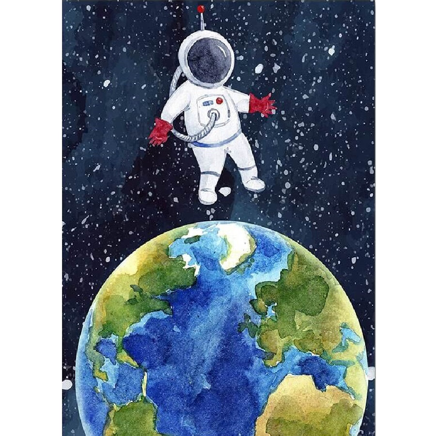 Astronaut in de ruimte