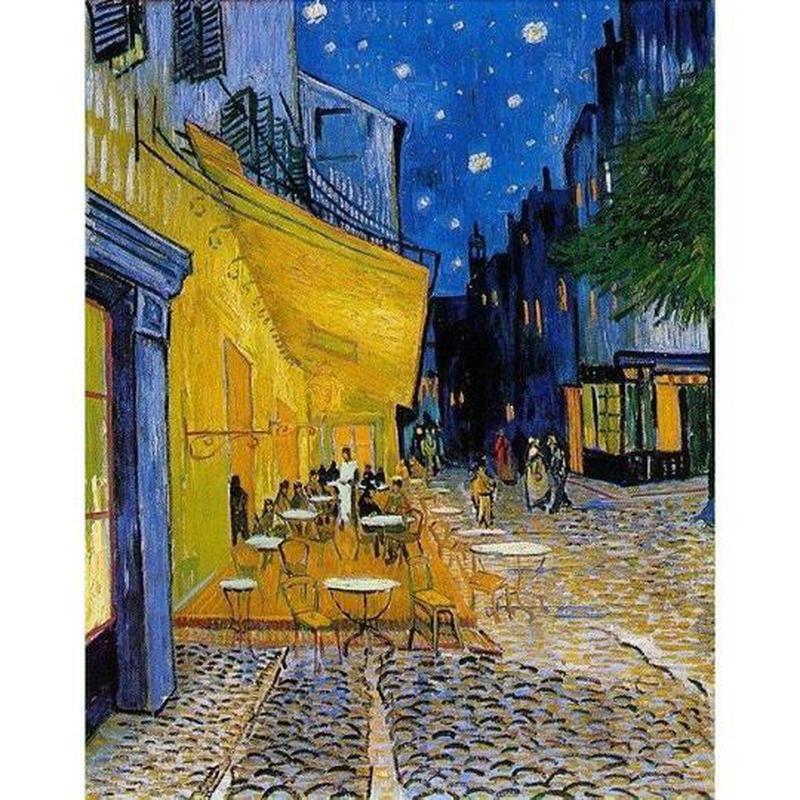 Caféterras | Schilderen op nummer