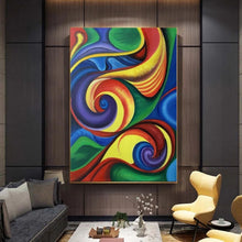 Foto laden in Gallery viewer, Abstract schilderij va. 50x70cm