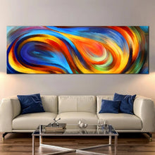 Foto laden in Gallery viewer, Abstract schilderij 40x120cm