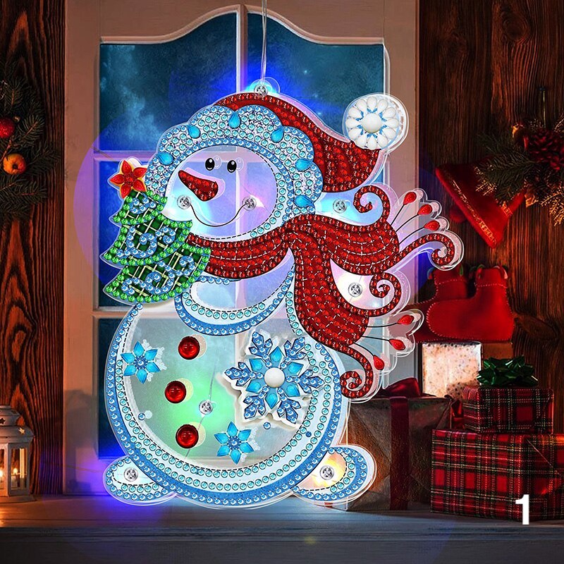 3D hangende kerstlamp