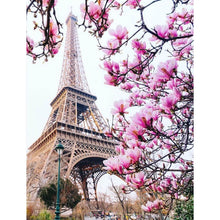 Foto laden in Gallery viewer, Eiffeltoren met bloesem