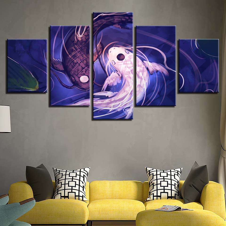 Vissen in yin en yang | 5 luiken