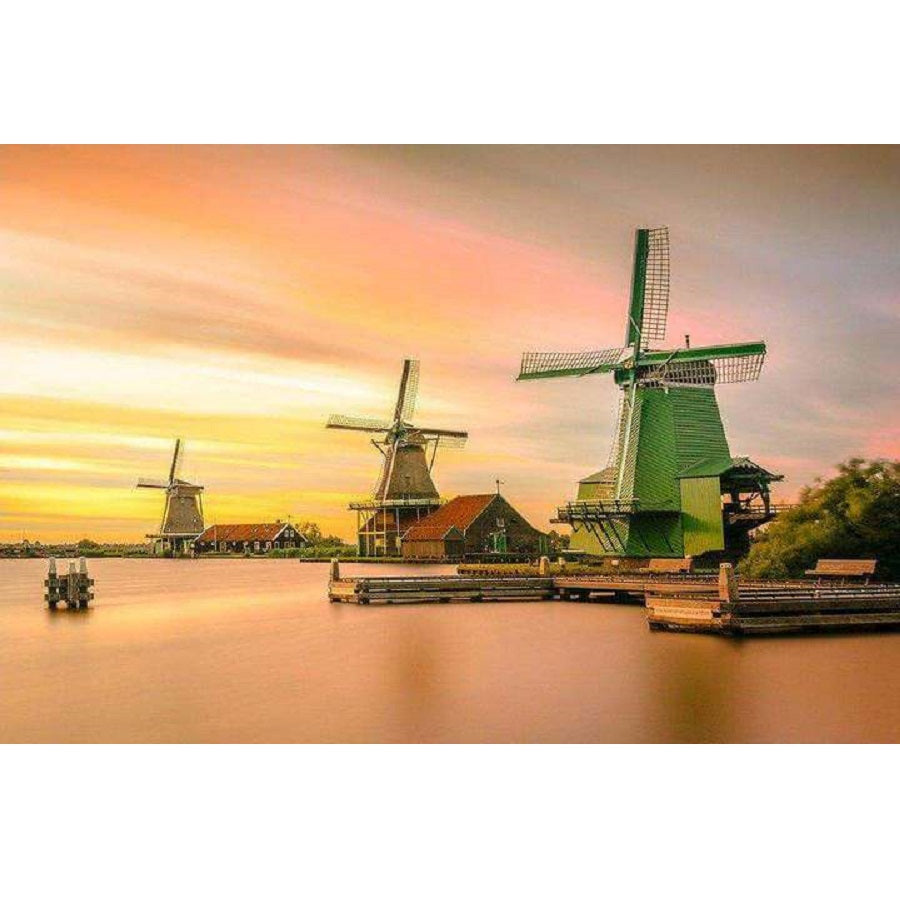 Oude windturbines