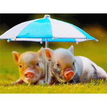 Foto laden in Gallery viewer, Varkens onder parasol