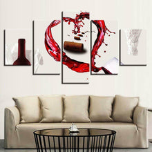 Foto laden in Gallery viewer, Rode wijn als hart | 5 luiken