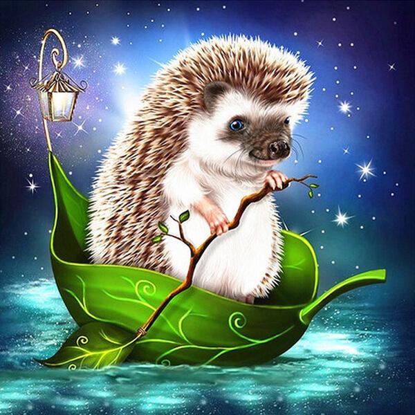 Egel in boot