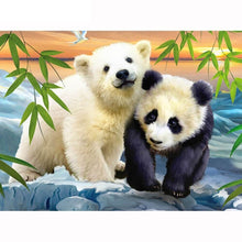 Foto laden in Gallery viewer, Ijsbeer en panda