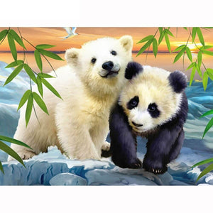 Ijsbeer en panda