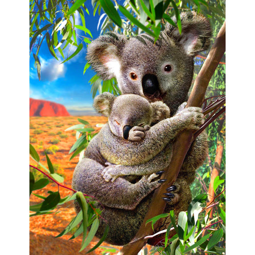 Koala met kleintje