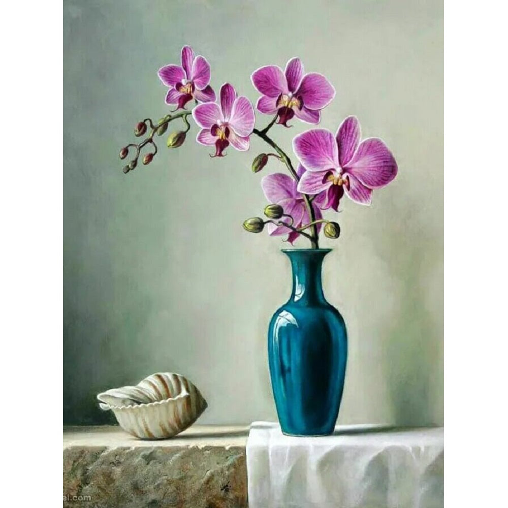 Paarse orchidee