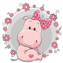 Foto laden in Gallery viewer, Roze nijlpaard