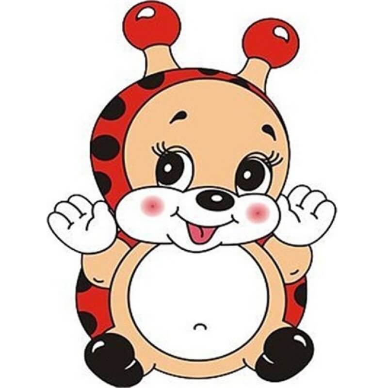 Schattig lieveheersbeestje