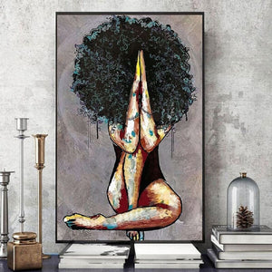 Mooie vrouw v.a. 50x80cm