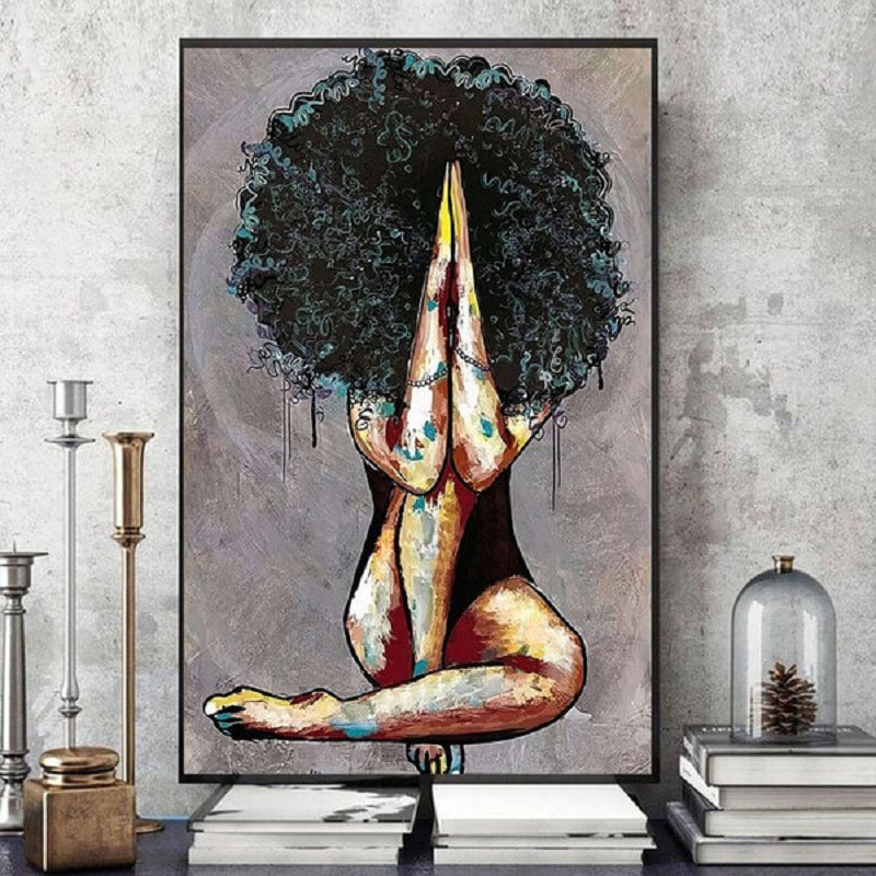 Mooie vrouw v.a. 50x80cm
