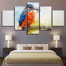 Foto laden in Gallery viewer, Prachtig geschilderde vogel | 5 luiken