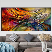 Foto laden in Gallery viewer, Abstract schilderij 2 v.a. 50x100cm Diamond painting | Eigen foto | Dieren | Kopen | Dikke dames | Action | Nederland | Steentjes | Diamant | De Diamond Painter