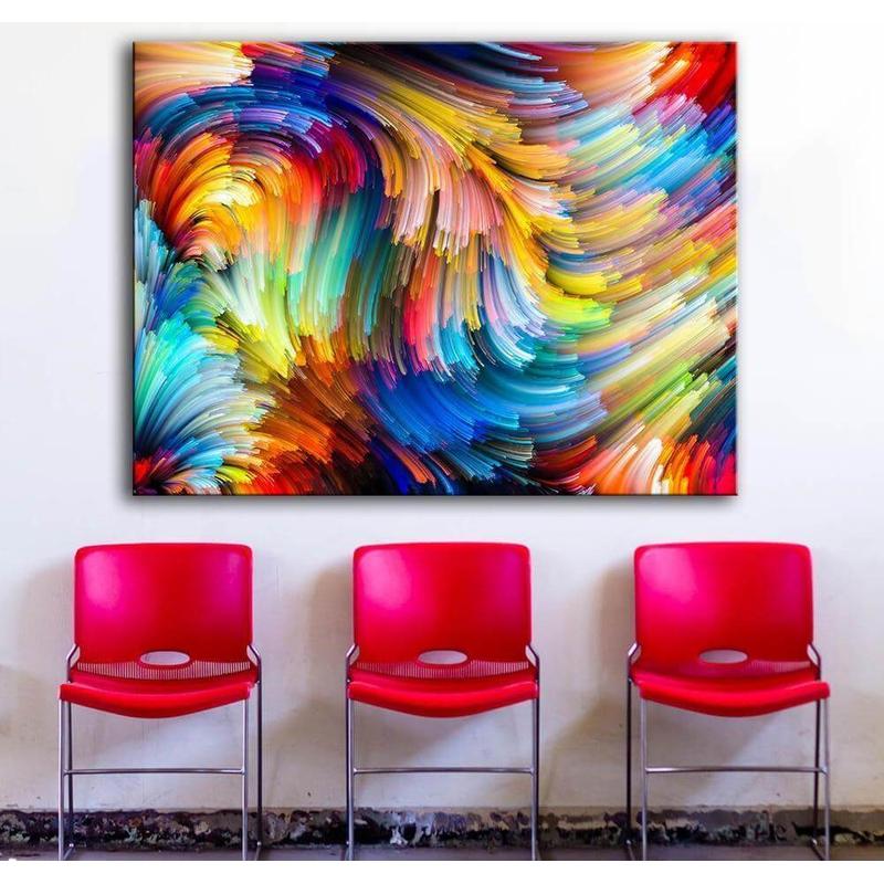 Abstracte kleuren v.a. 50x70cm Diamond painting | Eigen foto | Dieren | Kopen | Dikke dames | Action | Nederland | Steentjes | Diamant | De Diamond Painter