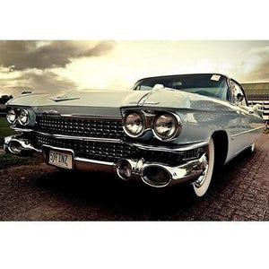 Amerikaanse auto Diamond painting | Eigen foto | Dieren | Kopen | Dikke dames | Action | Nederland | Steentjes | Diamant | De Diamond Painter