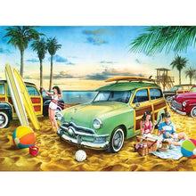 Foto laden in Gallery viewer, Beach Day Diamond painting | Eigen foto | Dieren | Kopen | Dikke dames | Action | Nederland | Steentjes | Diamant | De Diamond Painter