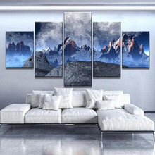 Foto laden in Gallery viewer, Berglandschap | 5 luiken Diamond painting | Eigen foto | Dieren | Kopen | Dikke dames | Action | Nederland | Steentjes | Diamant | De Diamond Painter