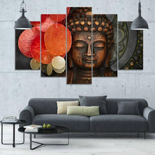 Foto laden in Gallery viewer, Boeddha beeld | 5 luiken Diamond painting | Eigen foto | Dieren | Kopen | Dikke dames | Action | Nederland | Steentjes | Diamant | De Diamond Painter