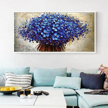 Foto laden in Gallery viewer, Bos blauwe bloemen v.a. 50x100cm Diamond painting | Eigen foto | Dieren | Kopen | Dikke dames | Action | Nederland | Steentjes | Diamant | De Diamond Painter