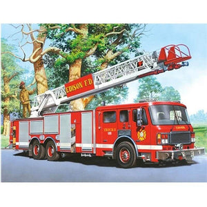 Brandweer Diamond painting | Eigen foto | Dieren | Kopen | Dikke dames | Action | Nederland | Steentjes | Diamant | De Diamond Painter