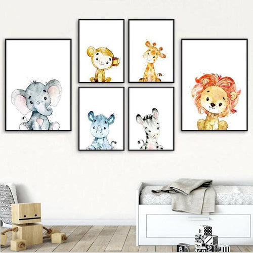 Cartoon Dieren 2 Diamond painting | Eigen foto | Dieren | Kopen | Dikke dames | Action | Nederland | Steentjes | Diamant | De Diamond Painter