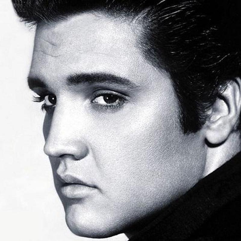 Elvis Preseley zwart/wit Diamond painting | Eigen foto | Dieren | Kopen | Dikke dames | Action | Nederland | Steentjes | Diamant | De Diamond Painter