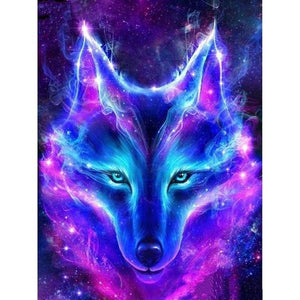 Fantasie wolf Diamond painting | Eigen foto | Dieren | Kopen | Dikke dames | Action | Nederland | Steentjes | Diamant | De Diamond Painter
