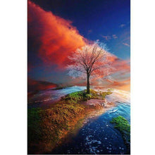 Foto laden in Gallery viewer, Herfst boom Diamond painting | Eigen foto | Dieren | Kopen | Dikke dames | Action | Nederland | Steentjes | Diamant | De Diamond Painter
